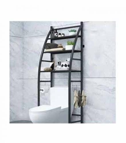 מעמד מעל האסלה לבן