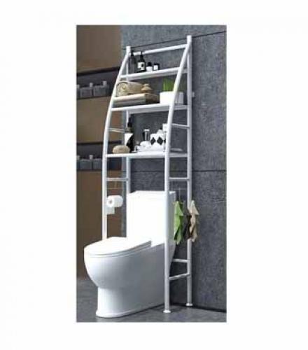 מעמד מעל האסלה לבן 