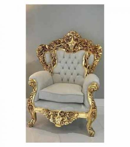 Classic carved lounge chair 55