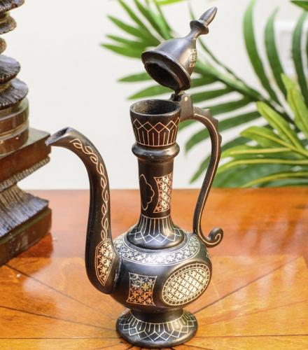 Arabian Jug Made Of Metal and Pure Silver