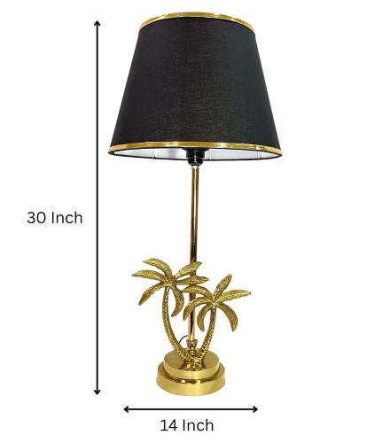 Twin Palm Table Lamp Small Size