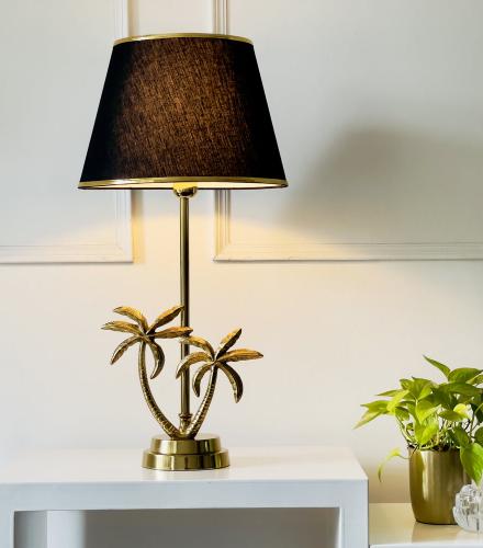 Twin Palm Table Lamp Small Size