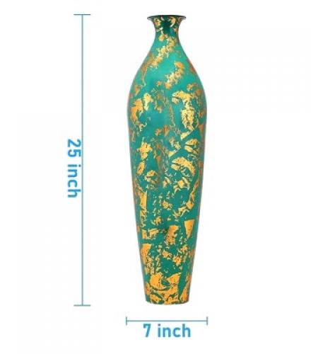 Beautiful Green Design Flower Vase For Home Decoration - 1 Pc - Price In USD