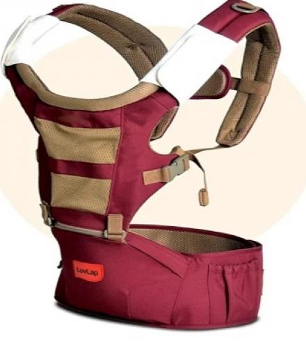Royal Hip Seat Baby Carrier With 4 Carry Positions(Purple)