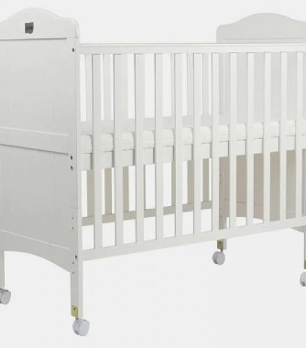 Wooden Bed For New Born Baby (With Mattress)