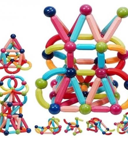 Magnetic Roundels Puzzle Game For Kids - 1 Pc - Price In USD