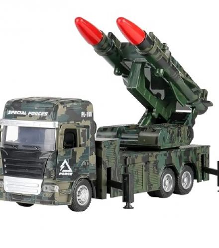 Model Military Truck With Missile For Kids - 1 Pc - Price In USD