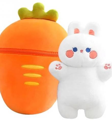 Carrot Rabbit Soft Toy For Kids - 1 Pc - Price In USD