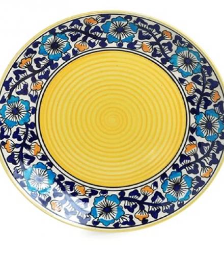 Handpainted Ceramic Dinner Plates Set - 1 Set - Price In USD