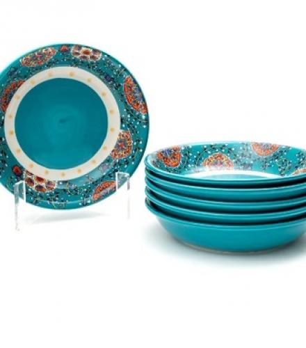 Ceramic Deep Plate Set For Serving - 1 Set - Price In USD