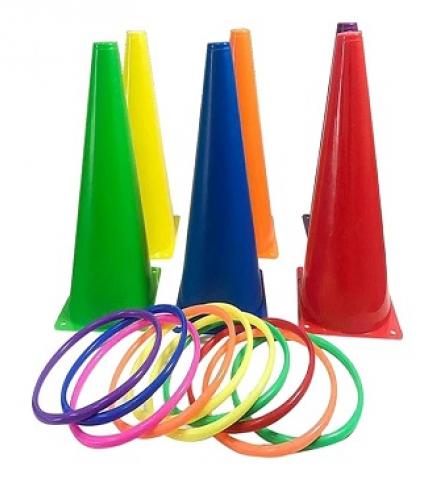 Plastic Ring Toss Game For Kids - 1 Set - Price In USD