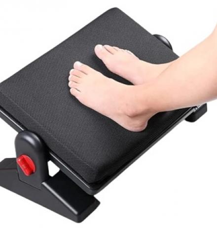 Adjustable Footrest For Office Chair - 1 Pc 
