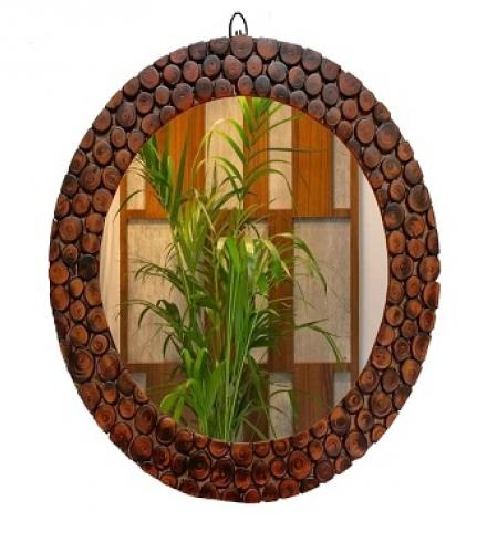 Decorative Wooden Wall Mirrors Set - 1 Set - Price In USD