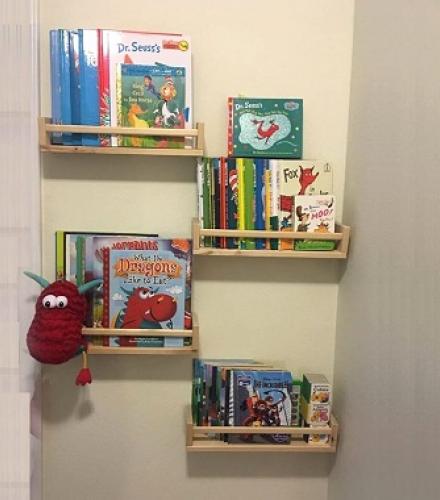 Wooden Shelves For Baby Room - 1 Set