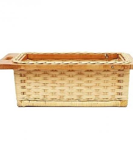 Rectangular Wicker Basket For Kitchen - 1 Pc