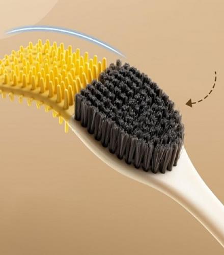 Toilet Bowl Cleaning Brush With Holder - 1 Pc