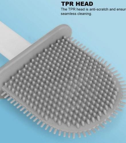 Toilet Cleaning Brush With Case - 1 Pc