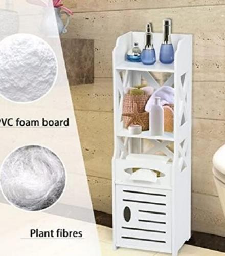 Standing Storage Cabinet For Toilet - 1 Pc