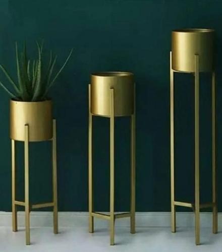 Beautiful Display Plant Pot Stand Without Plant - 1 Set - Price In USD