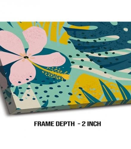 Beautiful Botanical Canvas Painting For Wall Decoration - 1 Pc - Price In USD