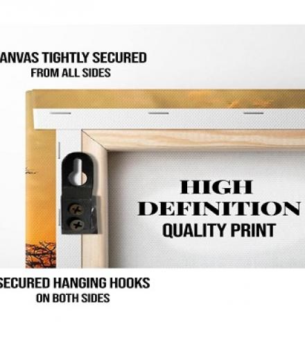 Beautiful Floral Canvas For Wall Decoration - 1 Pc - Price In USD