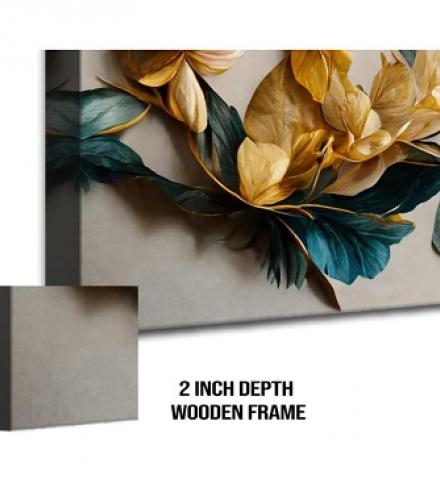 Beautiful Floral Canvas For Wall Decoration - 1 Pc - Price In USD