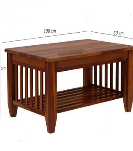 Wooden Center Table For Living Room - 1 Pc