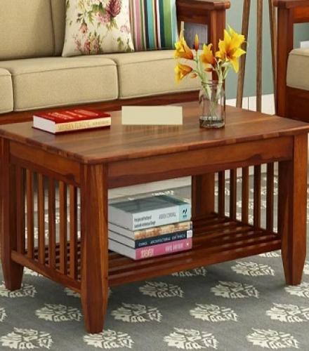 Wooden Center Table For Living Room - 1 Pc