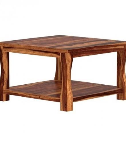 Square Wooden Center Table for Living Room - 1 Pc