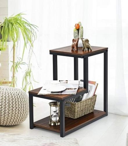 3-Tier Side Table For Living Room - 1 Pc
