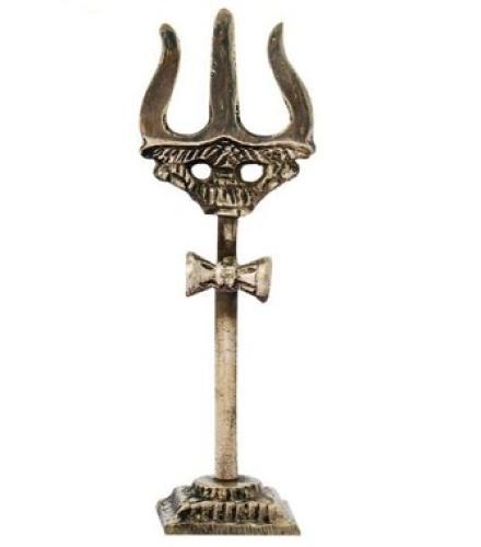 Lord Shiva Trishakti Trishul with Damru Home decore
