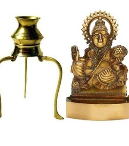 GREENPORT Decorative Showpiece  -  4 cm (Metal, Multicolor)