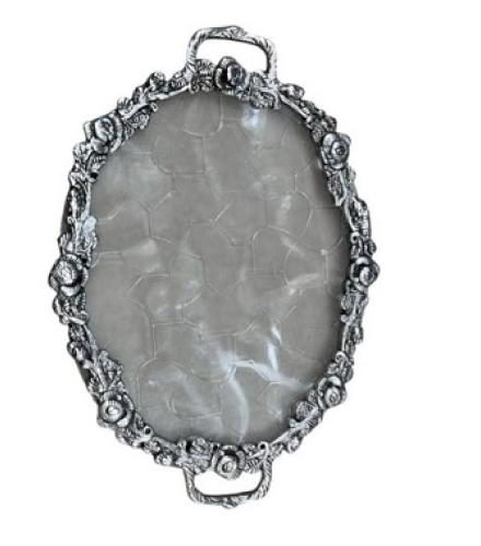 sv article Home Decorative Showpiece  -  10 cm (Aluminium, Silver)