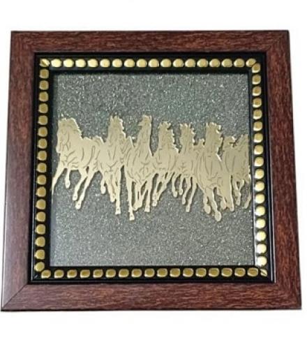ASHISHCRYSTAL Home  Decorative Showpiece  -  3.5 cm (Wood, Glass, Brown