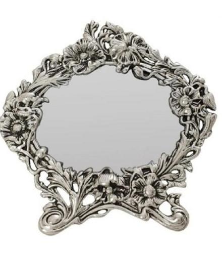NMOP 1 Home Decorative Showpiece  -  20 cm (Fiber, Gold Plated, Stone, Silver, Gold, Silver, White)