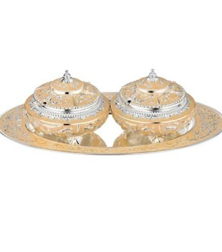 sv article Home Decorative Showpiece  -  10 cm (Brass, Pink)