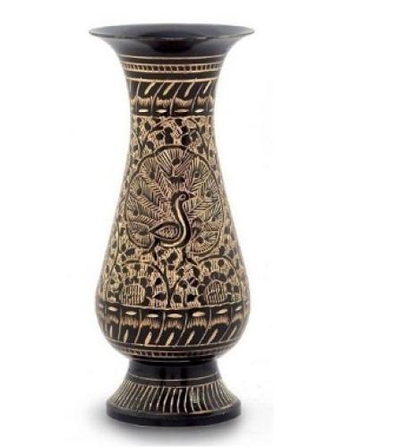 Vivan Creation FK_DLI4HCF168 Home Decorative Showpiece  -  13.969999999999999 cm (Brass, Black)