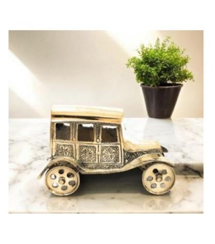amishi blissful decor Vintage Motor Car Showpiece Figurine Statue for Home, Brass weight-230 GMS HOME Decorative Showpiece 