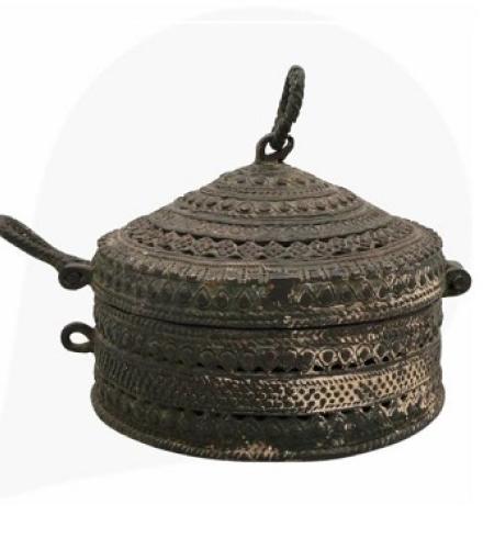 Bhunes Brass Dhokra Tribal Art, Bastar Arts, Decorative Box, Boxes, Dogra Art Home Decorative Showpiece
