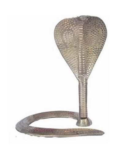 Jagyash Naag Devta Showpiece 31 cm Religious Idol & Figurine Brass metal Yellow colour Home Decorative Showpiece