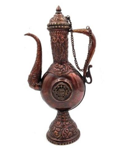 Bhunes Brass Surai Surahi Suraahee Ewer Pitcher Kettle Ketalee Kettledrum Jar Pot Jug Home Decorative Showpiece 