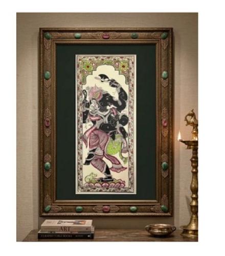 PattachitraOD Natural Colors 20 inch x 10 inch Painting Home decore