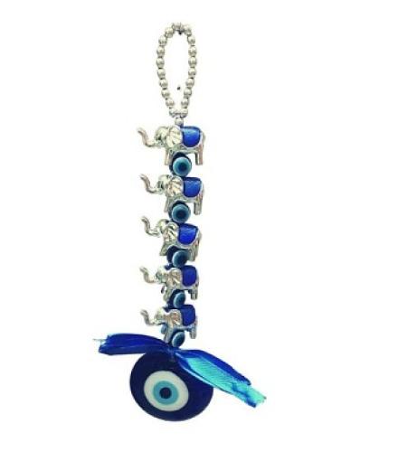 Ripe India Evil Eye Hanging For Good Luck And Prosperity Home Decorative Showpiece  -  20 cm