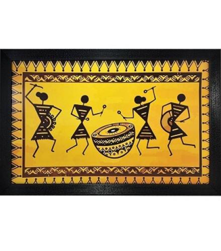 Chaque Dcor Warli Textured  Home Decore