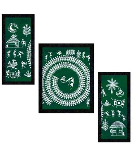 wall varli painting Art Set of 3 painting Home Decore