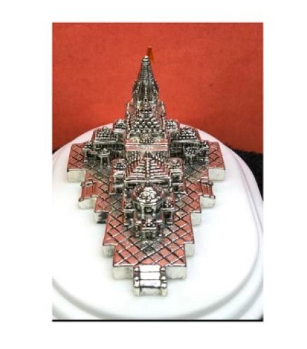 SILVER Temp1 Home Decorative Showpiece  -  9 cm 