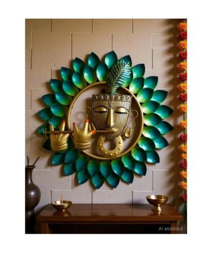 Cottage Crafts green krishna (Green) Home Decore