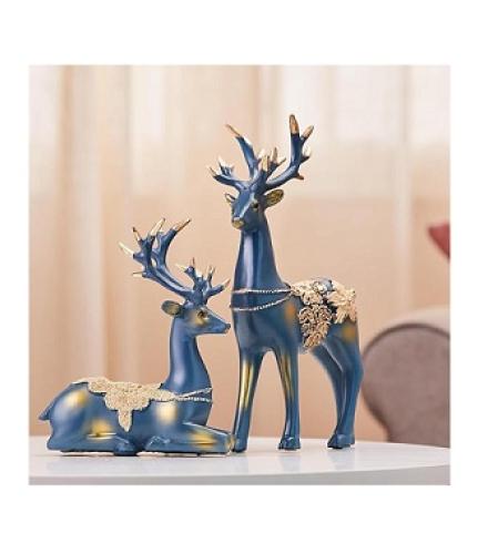 Creative Resin Golden Reindeer Sculptures Beautiful Home Decor Handicraft Resin  Elevates Energy of Your Room