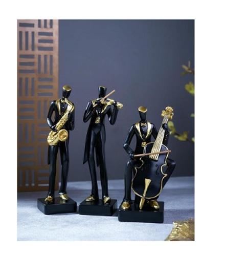 Street27  Modern Jazz Musician Figurines for Home Decor 
