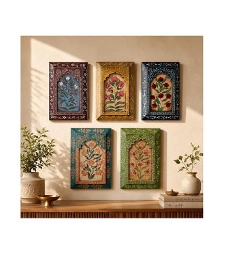 Rajasthani Traditional Craft Decorative Floral Wall Hanging Art for Home Decore
